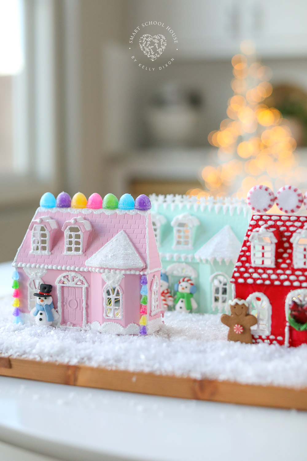 Aztec Dollhouse Miniature Winter Christmas Gingerbread House – 1:12 Scale, Polymer, 7 Design Options