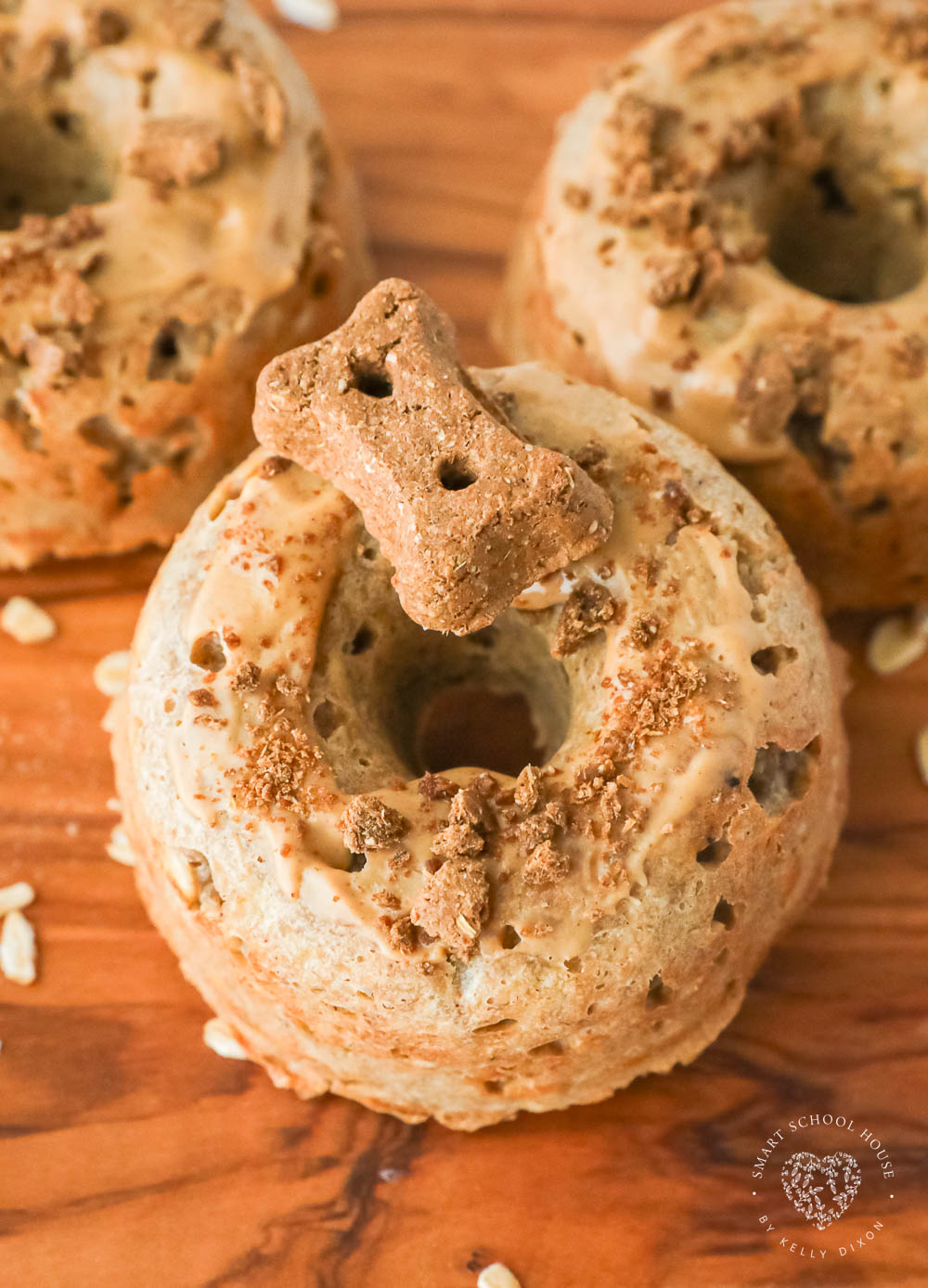 Just for your furry friend, these scrumptious Peanut Butter Dog Donuts are sure to make some tails wag with excitement! 