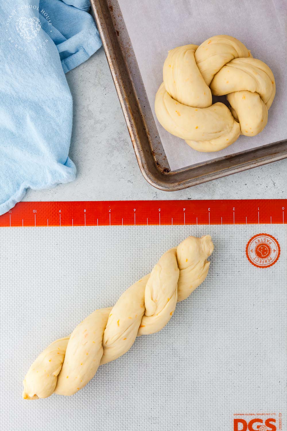 Braided dough