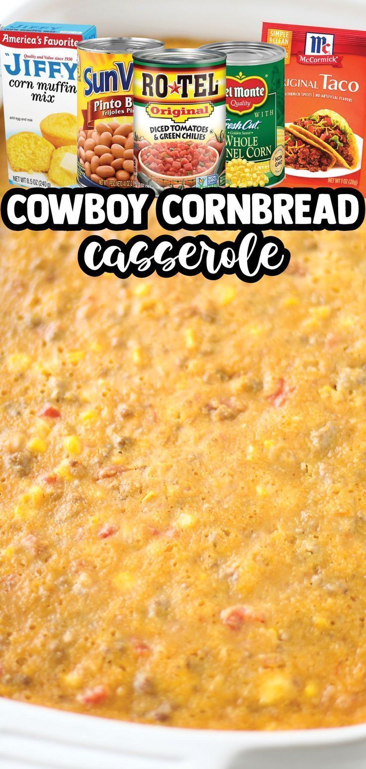 Cowboy Cornbread Casserole