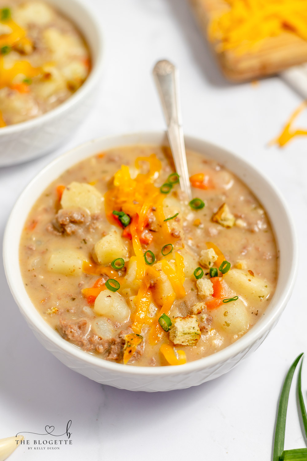 Loaded with ground beef, cheese, potatoes, and creamy broth, this is a soup recipe you need to always keep on hand!