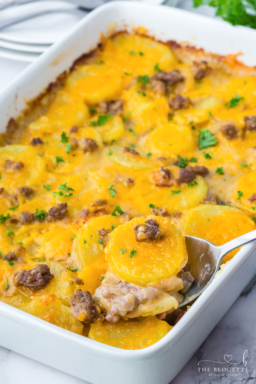 Hearty ground beef cooked with tender potatoes for an easy, affordable dinner that uses basic ingredients.