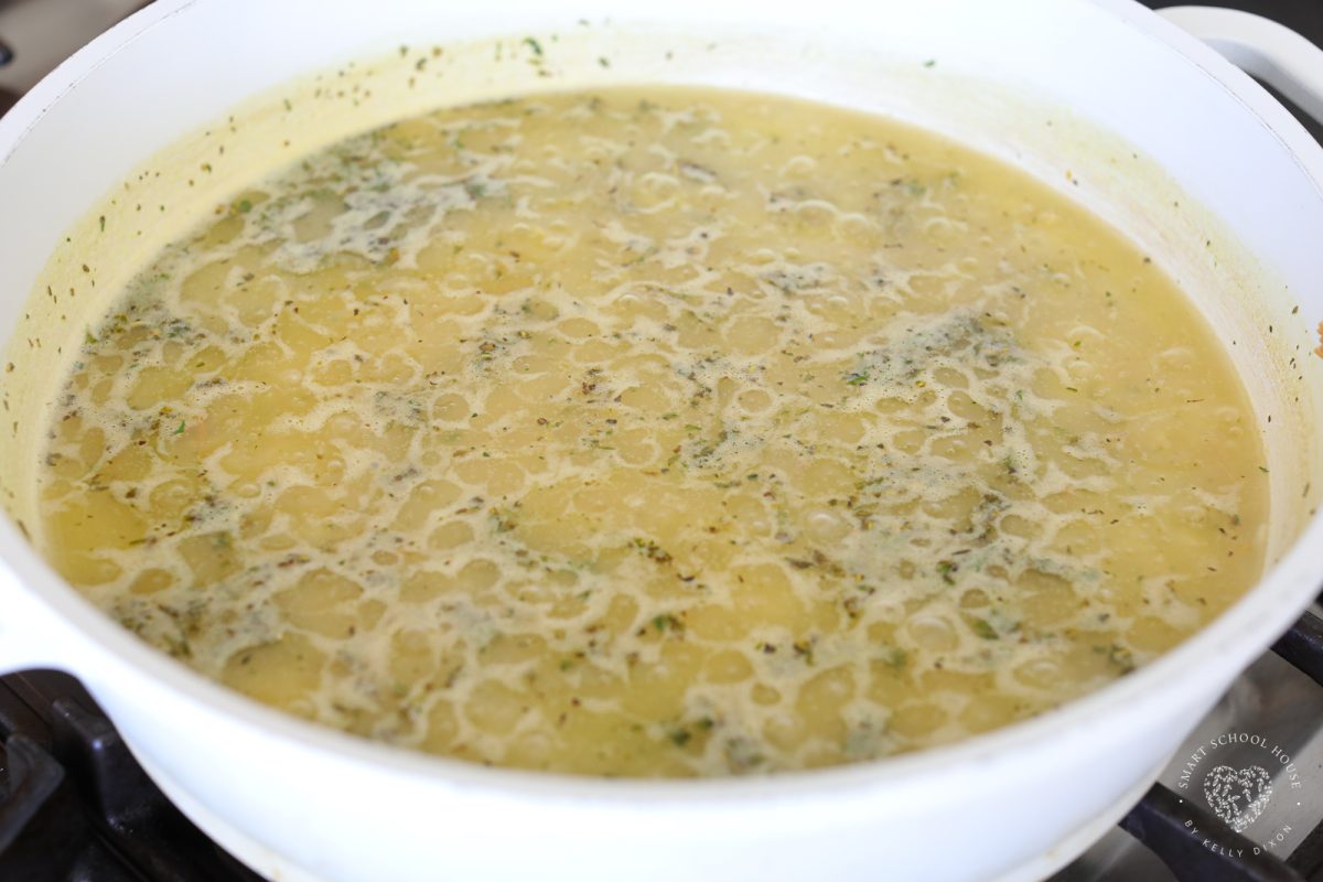 Bring the mixture to a boil