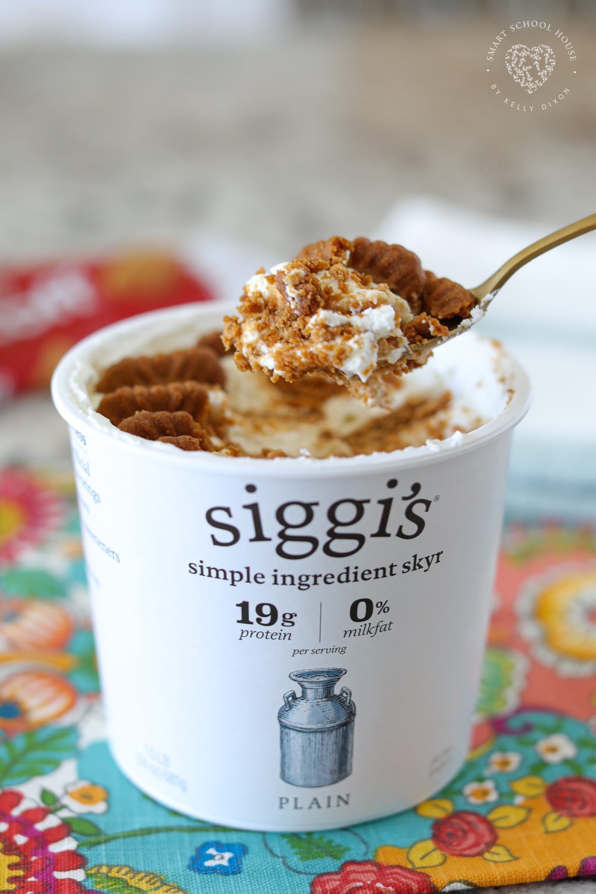 This Viral TikTok Yogurt Cheesecake is made with just 2 ingredients: Siggi’s yogurt and Biscoff cookies. This high protein recipe is creamy, easy to make, and tastes like a rich bakery-style dessert with minimal effort.