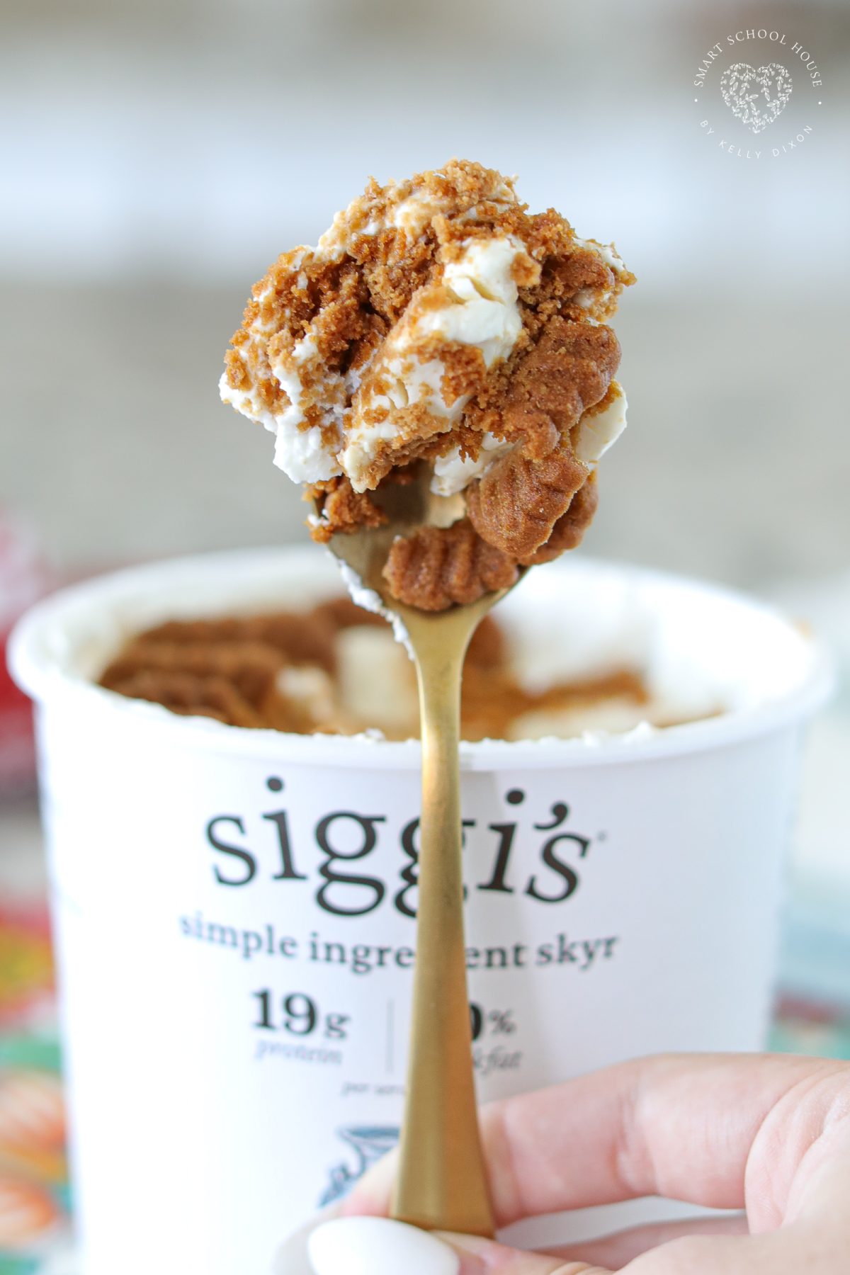 This Viral TikTok Yogurt Cheesecake is made with just 2 ingredients: Siggi’s yogurt and Biscoff cookies. This high protein recipe is creamy, easy to make, and tastes like a rich bakery-style dessert with minimal effort.