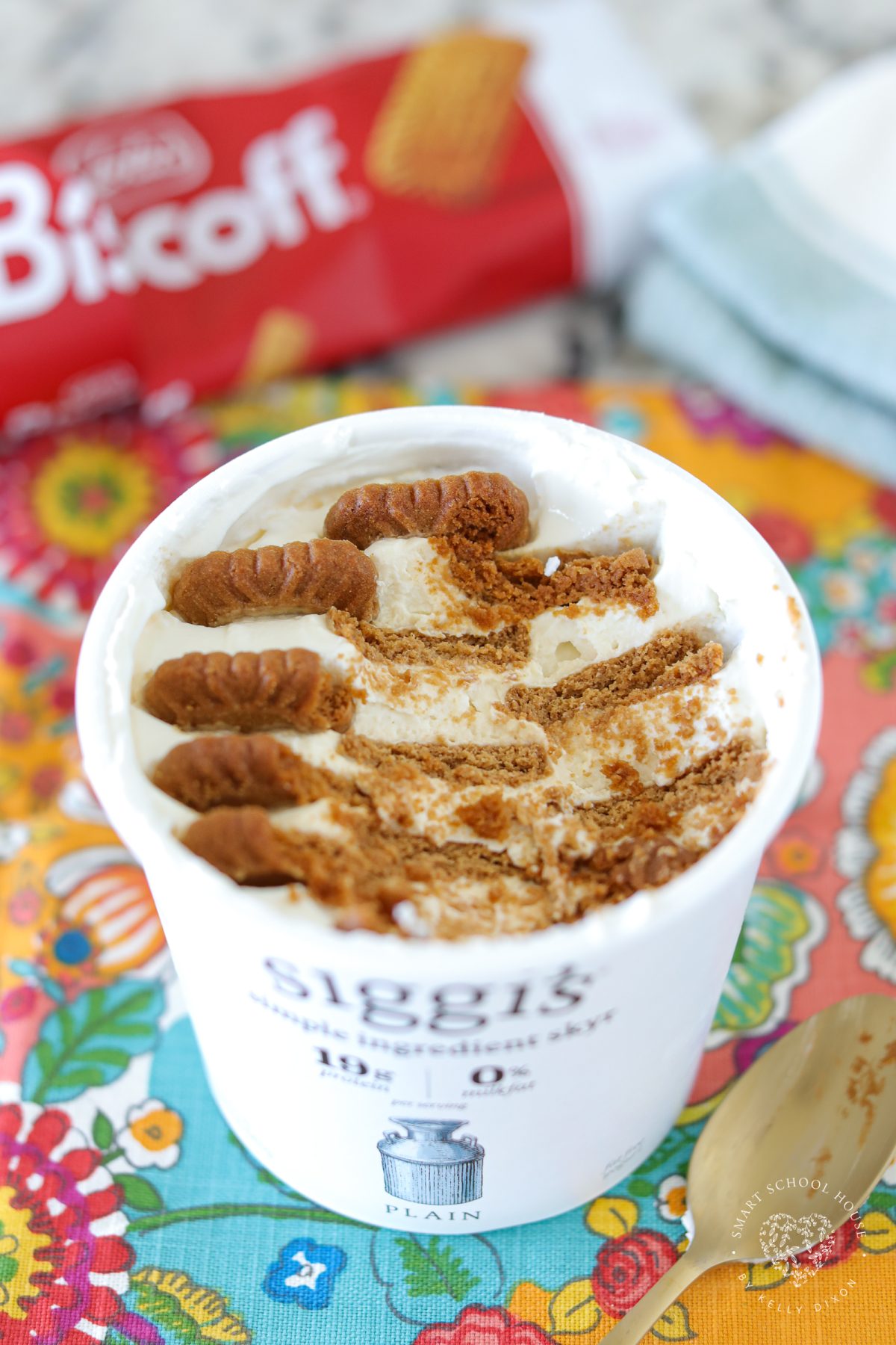 This Viral TikTok Yogurt Cheesecake is made with just 2 ingredients: Siggi’s yogurt and Biscoff cookies. This high protein recipe is creamy, easy to make, and tastes like a rich bakery-style dessert with minimal effort.