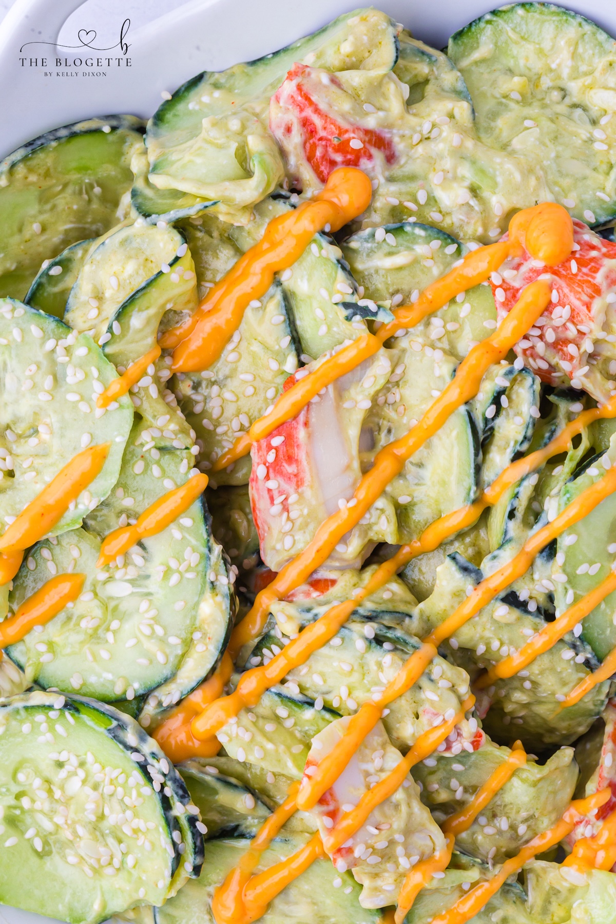 California Roll Cucumber Salad