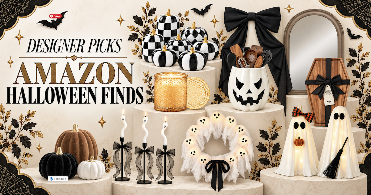 Designer-Inspired Halloween Decor