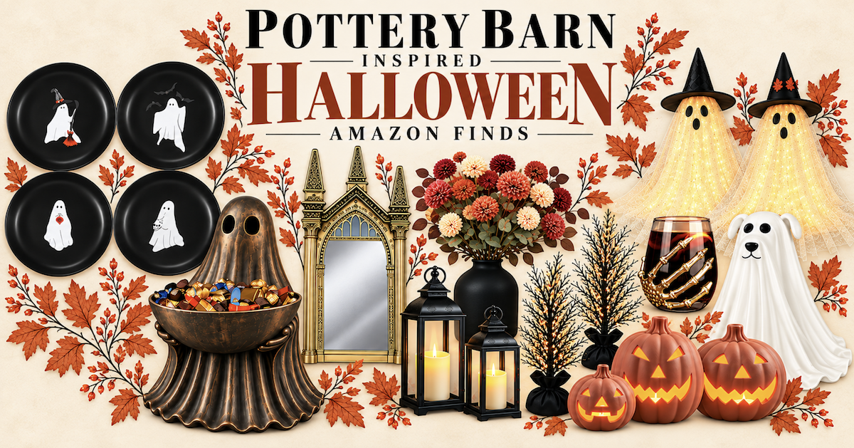 Pottery Barn Inspired Halloween Decor