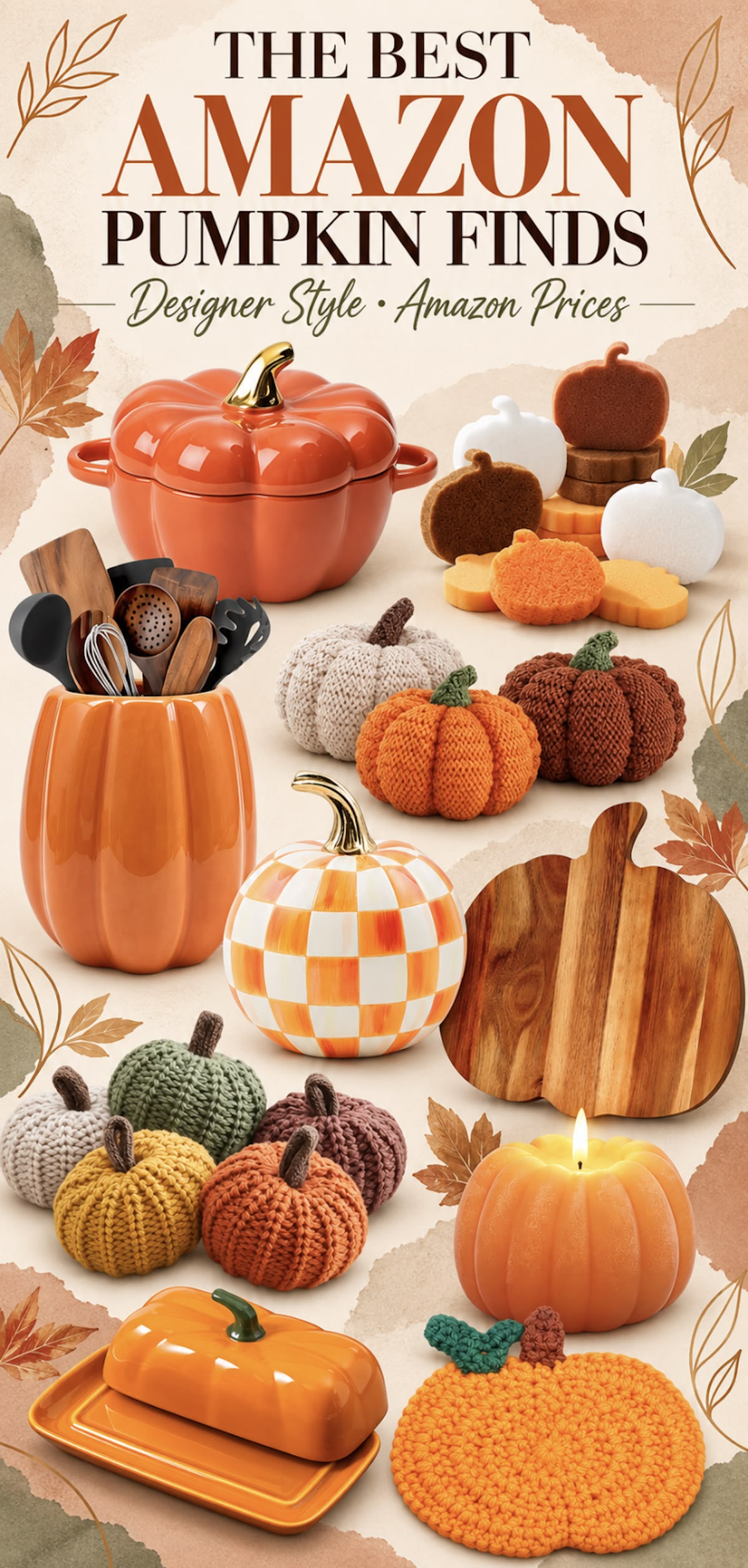Pumpkin Decor Finds on Amazon for a Cozy Fall Home