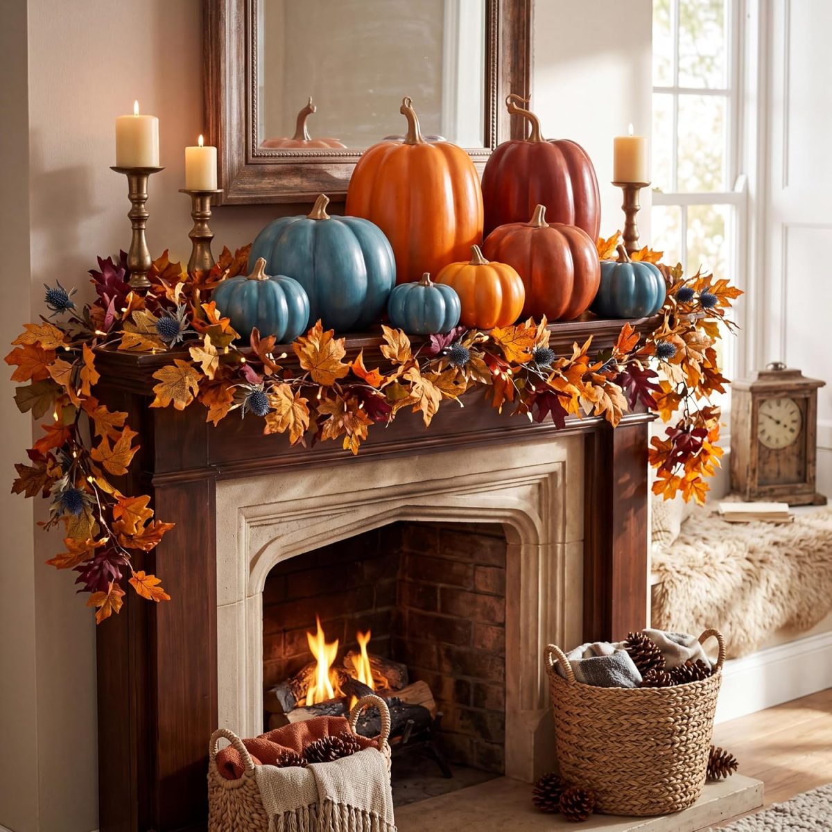Colorful Decorative Pumpkins